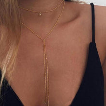 Load image into Gallery viewer, Boho Gold Color Star Pendant necklace For Girl chain necklaces for women  Kolye Bijoux Collares Mujer gargantilha Collier Femme