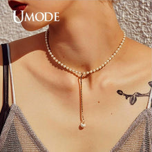 Load image into Gallery viewer, UMODE Simple Necklaces for Women Girls Chocker Layered Necklaces Moon Star Pendant Party Gifts Fashion Jewelry Vsco Things