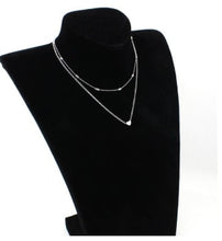 Load image into Gallery viewer, Simple Silver Plated Love Short Necklace For Women Choker Clavicle Bijoux Collars Jewelry Exo Collar 2019 Gift One Direction
